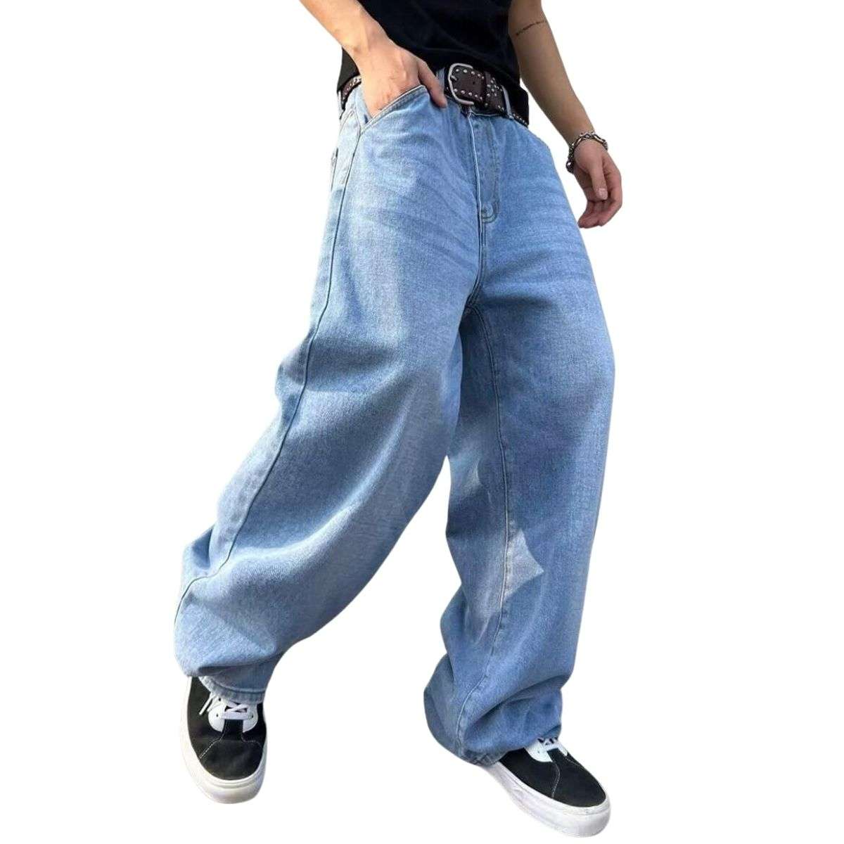 Men’s Y2K Skater Style Baggy Jeans