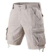 Men’s Multi-Pocket Camo Cargo Shorts