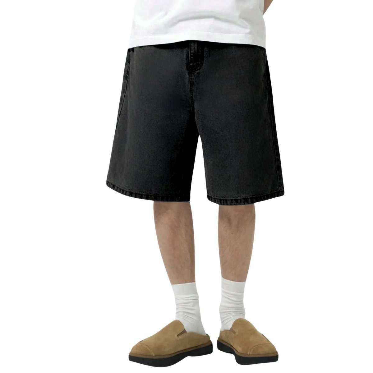 Men’s Vintage Y2K Streetwear Style Baggy denim shorts