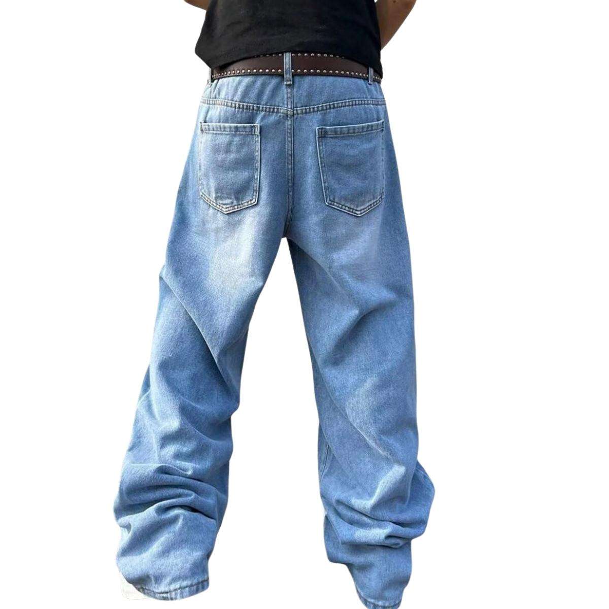 Men’s Y2K Skater Style Baggy Jeans