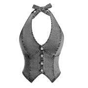 Women’s Y2K Denim Halter Top