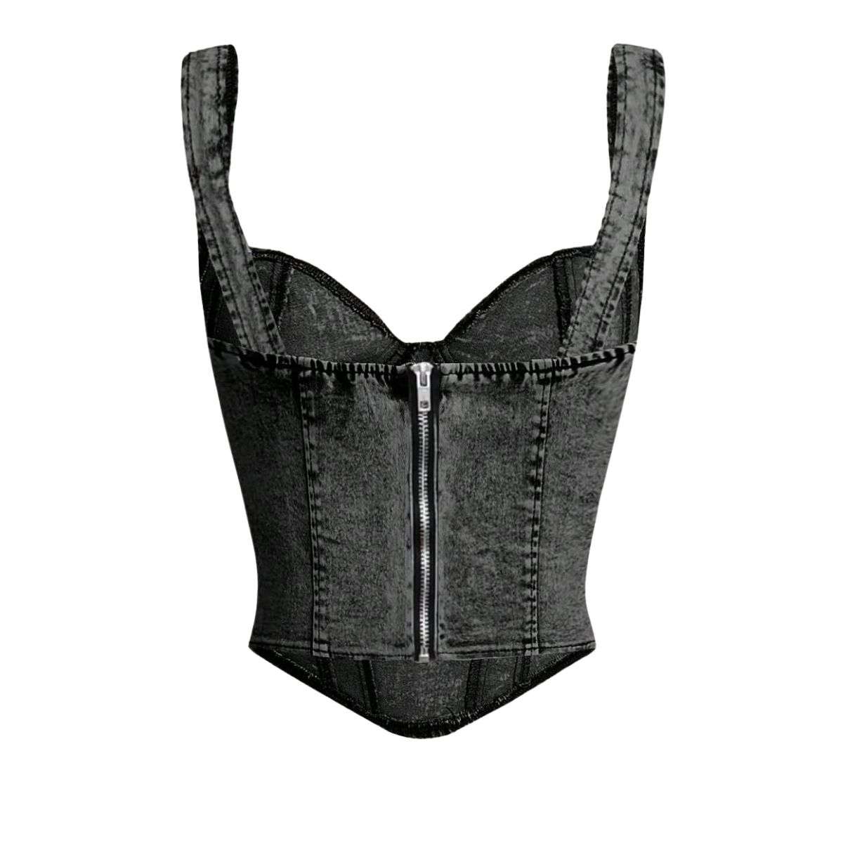 Women’s Denim Corset Tank Top