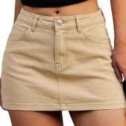 Women’s Stretch Denim Mini Skort