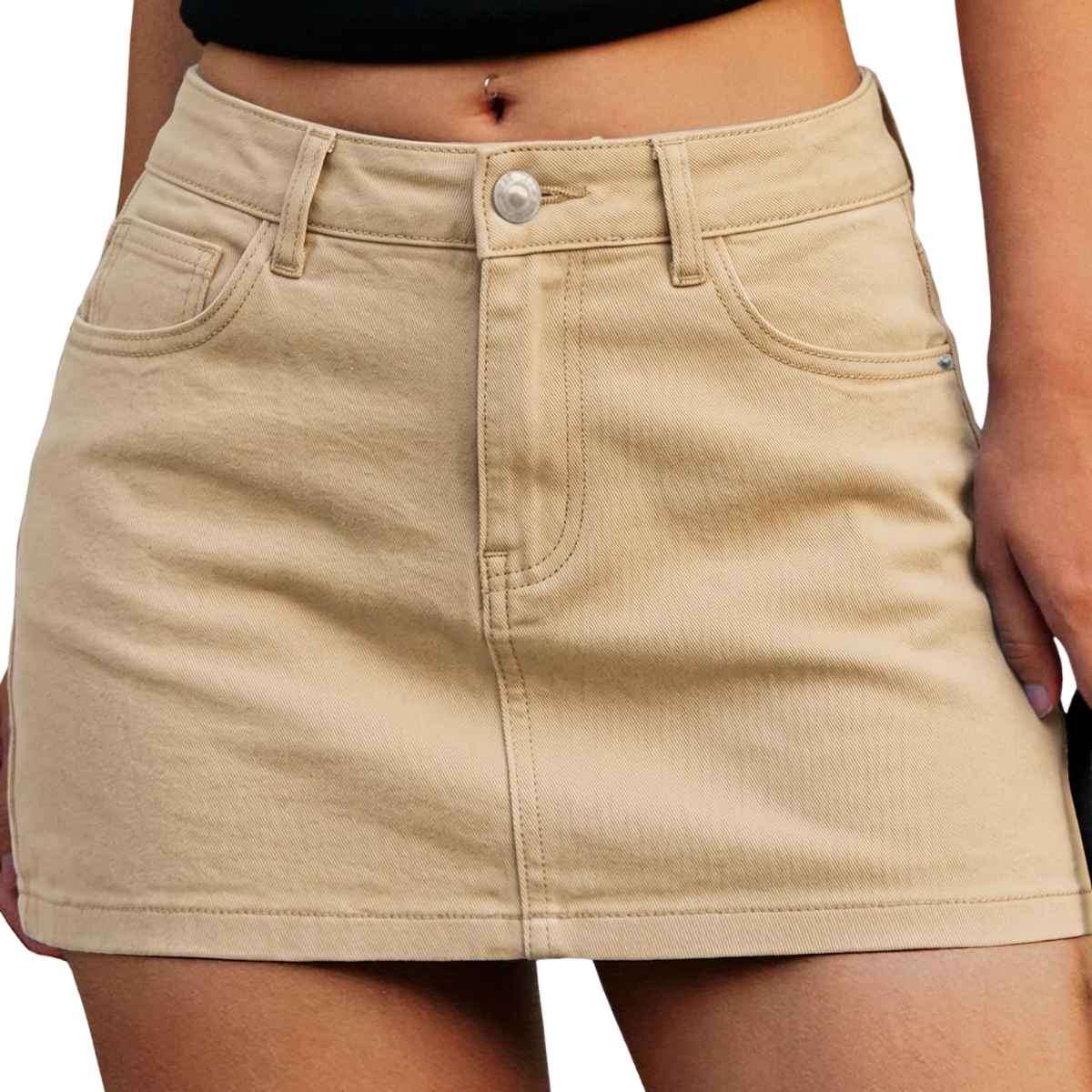 Women’s Stretch Denim Mini Skort