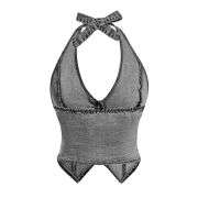 Women’s Y2K Denim Halter Top