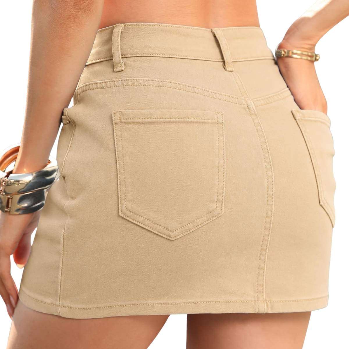 Women’s Stretch Denim Mini Skort