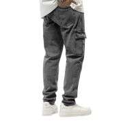 Men’s Elastic Waist Cargo Jeans