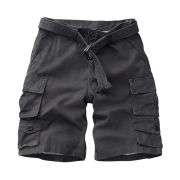 Men’s 9-Pocket Cotton Utility Camo Cargo Shorts