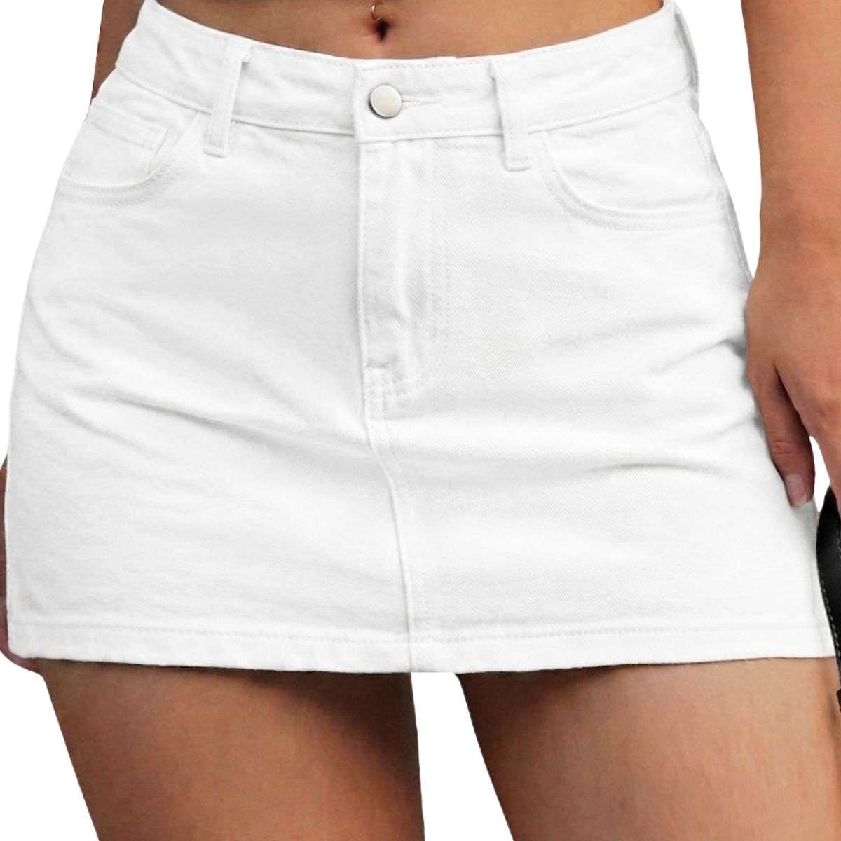 Women’s Stretch Denim Mini Skort