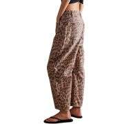 Women’s Y2K Leopard Print Baggy Jeans