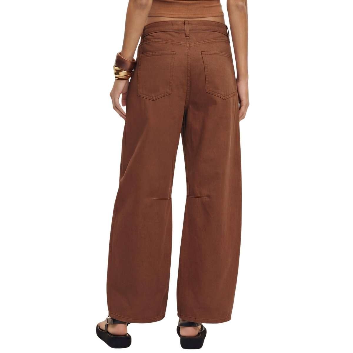 Y2K Mid Rise Barrel Jeans