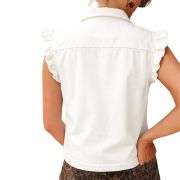 Y2K Cropped Denim Vest