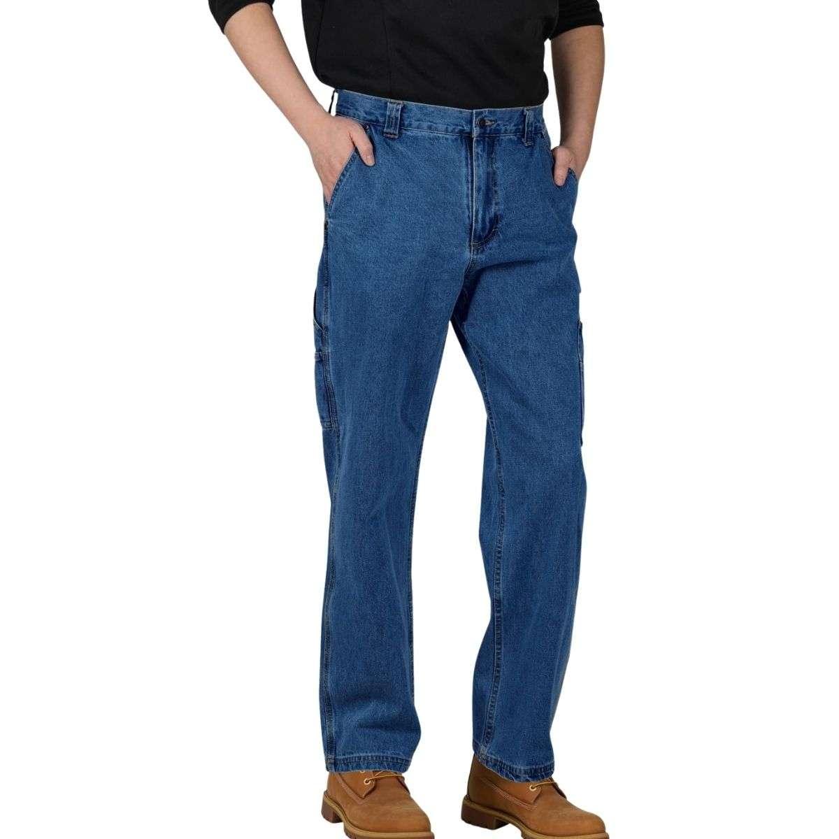 Men’s Utility Pockets & Hammer Loop Carpenter Work Pants
