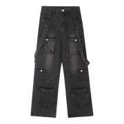 Women’s Y2K Low Rise Baggy Cargo Jeans