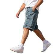Men’s Baggy Ripped Cargo Denim Jorts