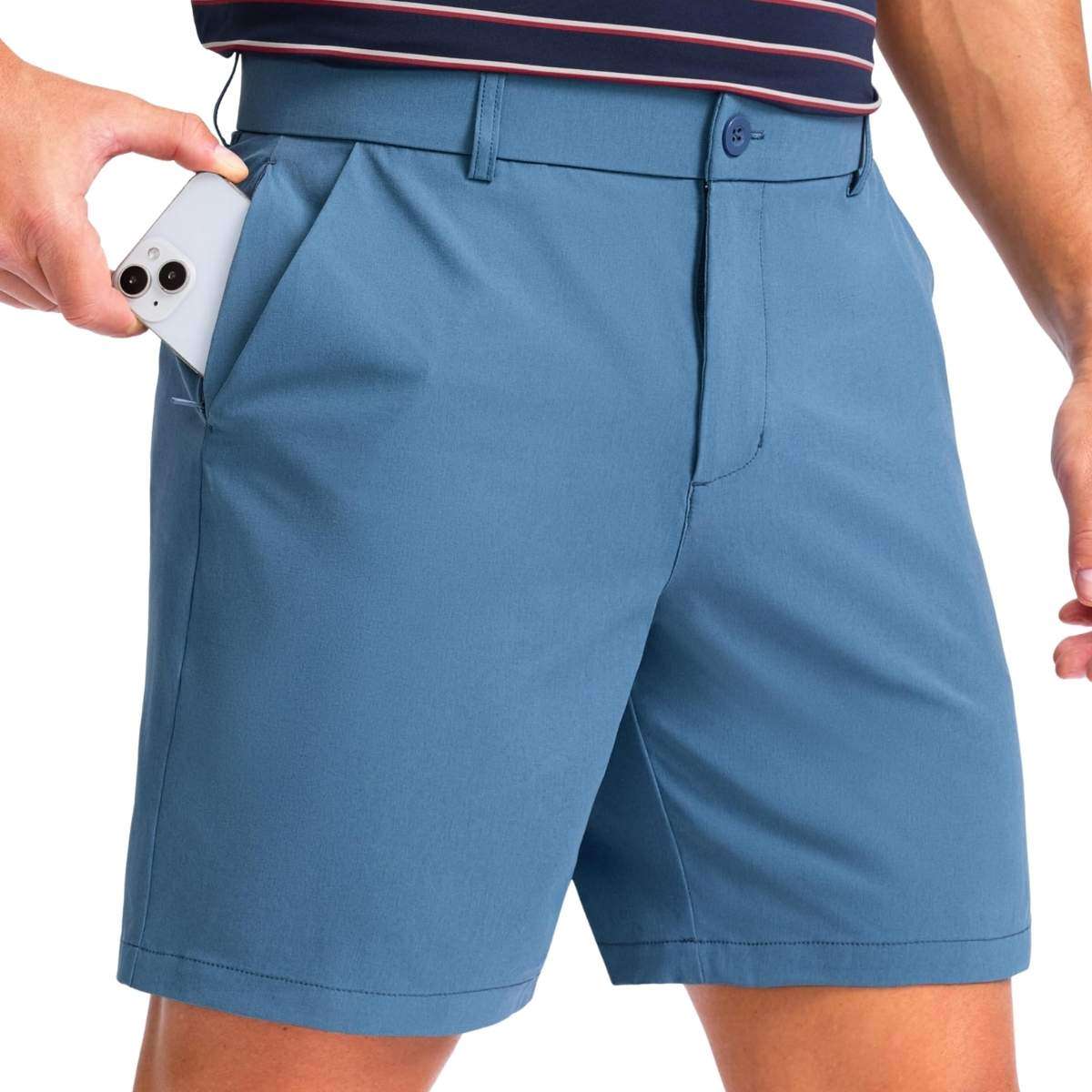 Men’s Stretch Quick-Dry Hybrid Golf Shorts