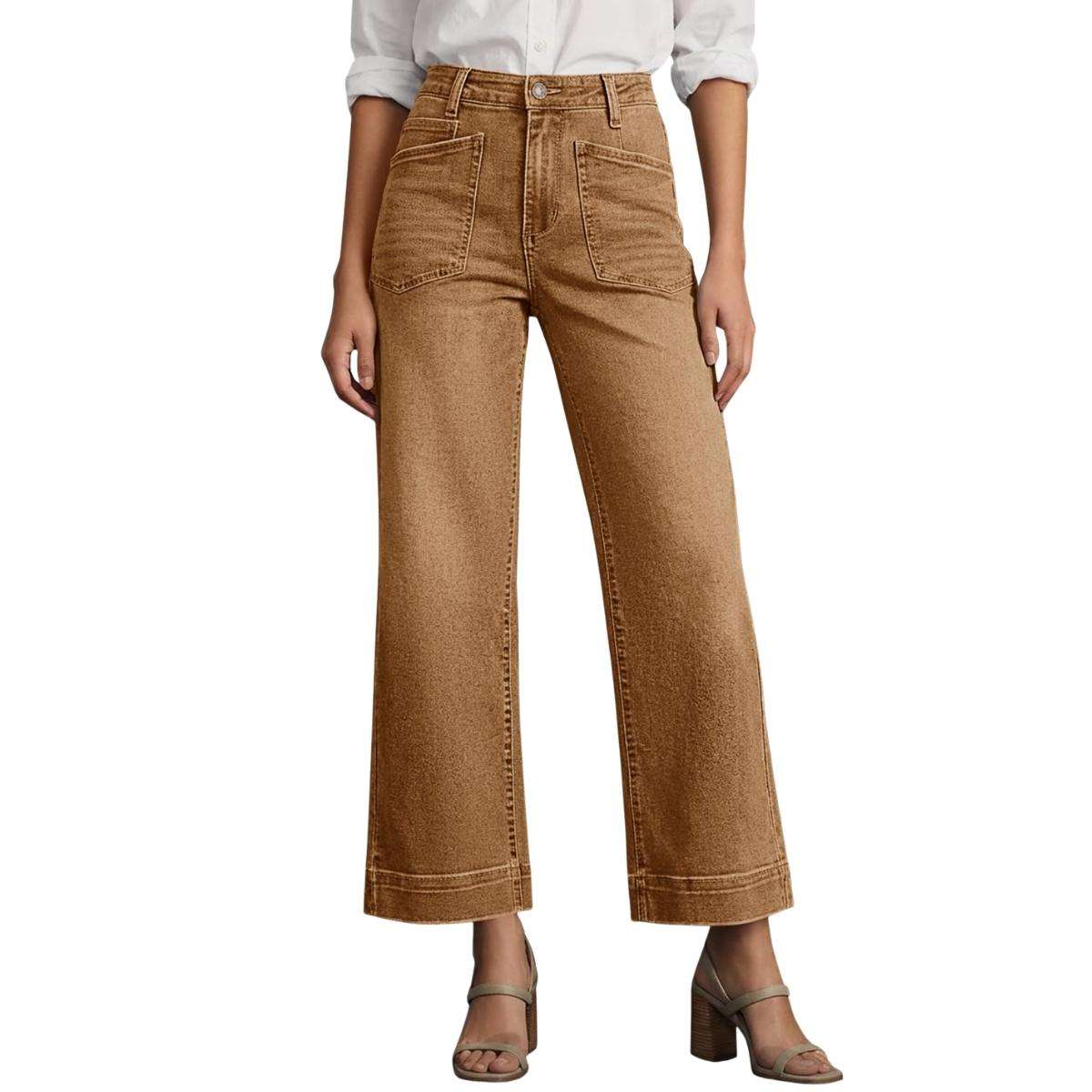 Women’s Cropped Wide Leg Jeans