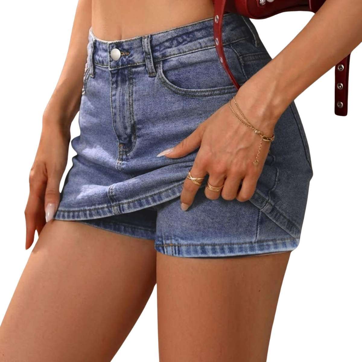 Women’s Stretch Denim Mini Skort
