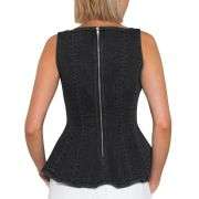 Women’s Denim Peplum Tank Top