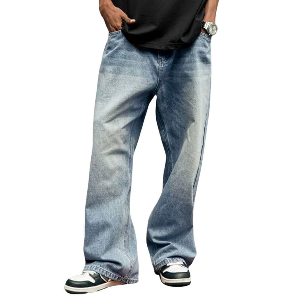 Men’s Y2K Skater Style Baggy Jeans