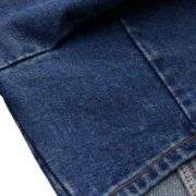 Women’s Fitted Denim Collar Corset Zip-Up Jacket