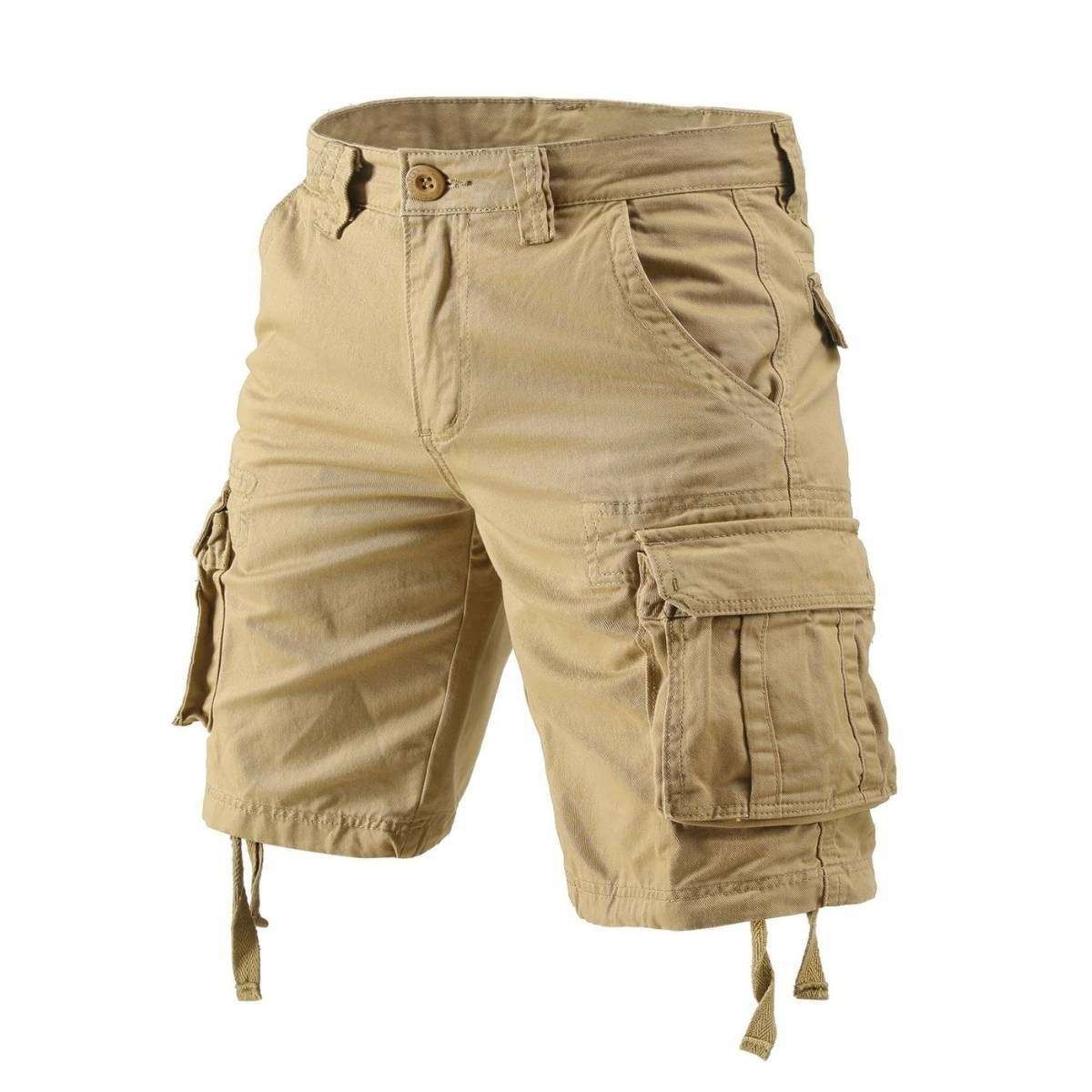Men’s Multi-Pocket Camo Cargo Shorts