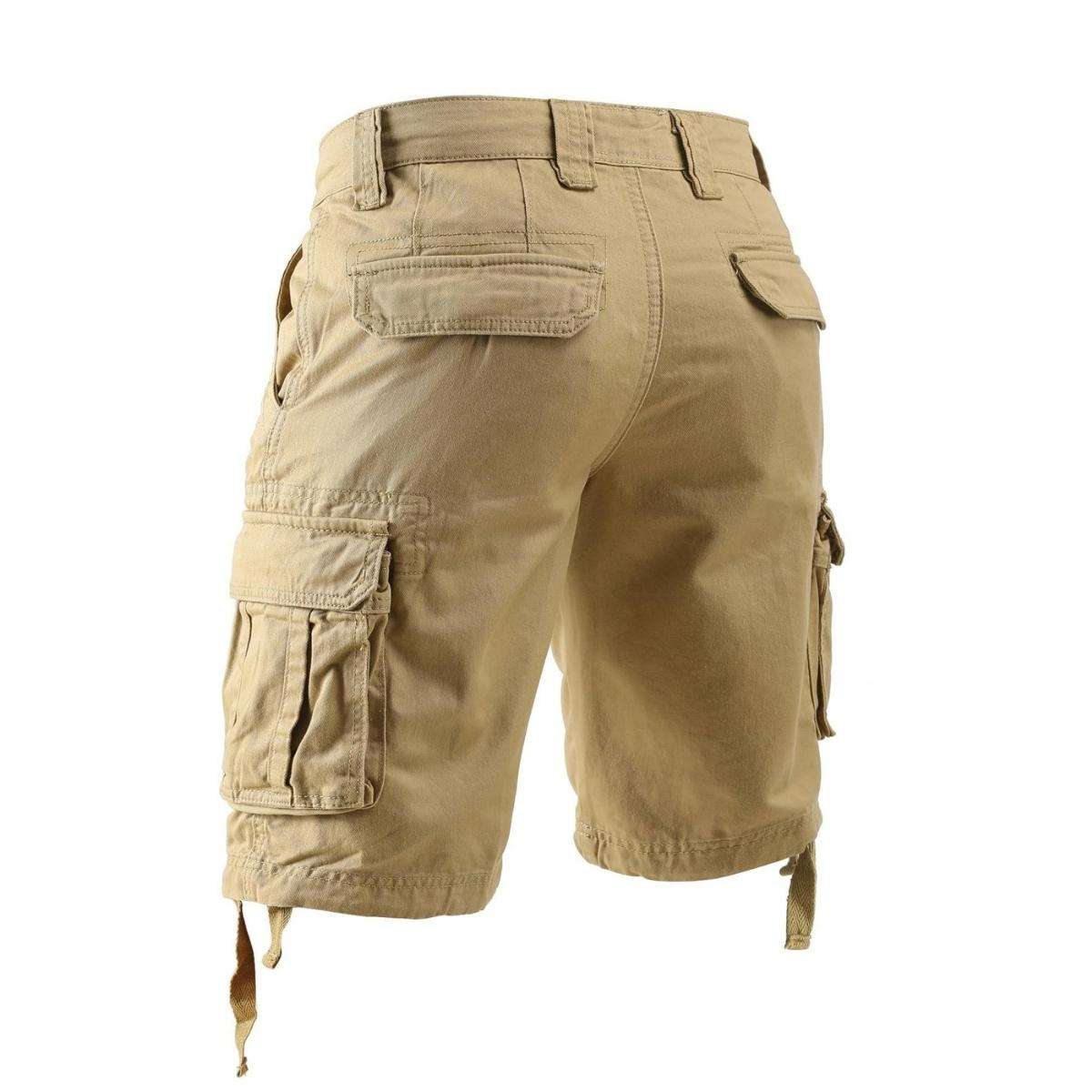 Men’s Multi-Pocket Camo Cargo Shorts