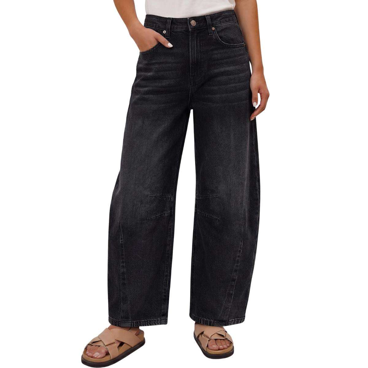 Y2K Mid Rise Barrel Jeans