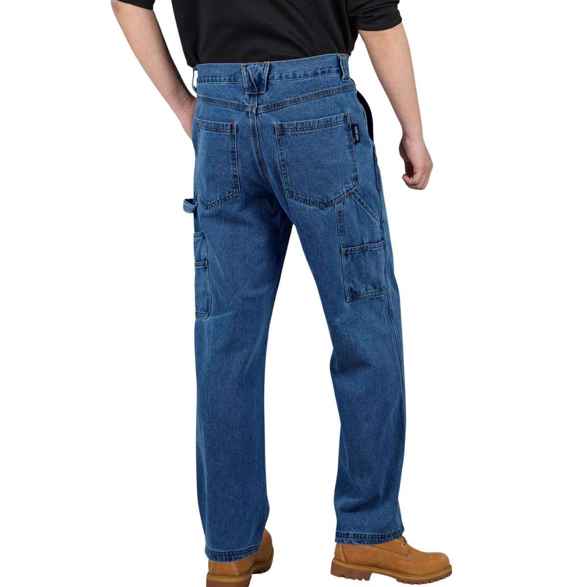 Men’s Utility Pockets & Hammer Loop Carpenter Work Pants
