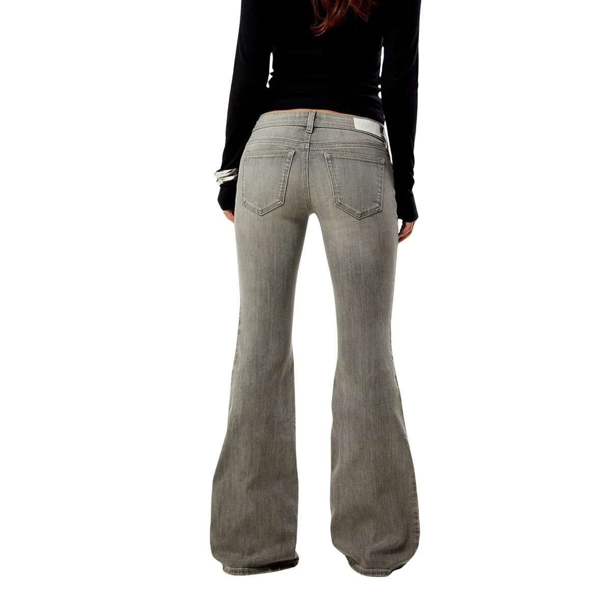Ultra Low Rise Flare Jeans