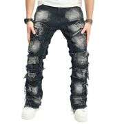 Ashen Distressed Denim Jeans