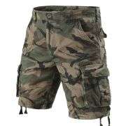 Men’s Multi-Pocket Camo Cargo Shorts