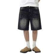 Men’s Vintage Y2K Streetwear Style Baggy denim shorts