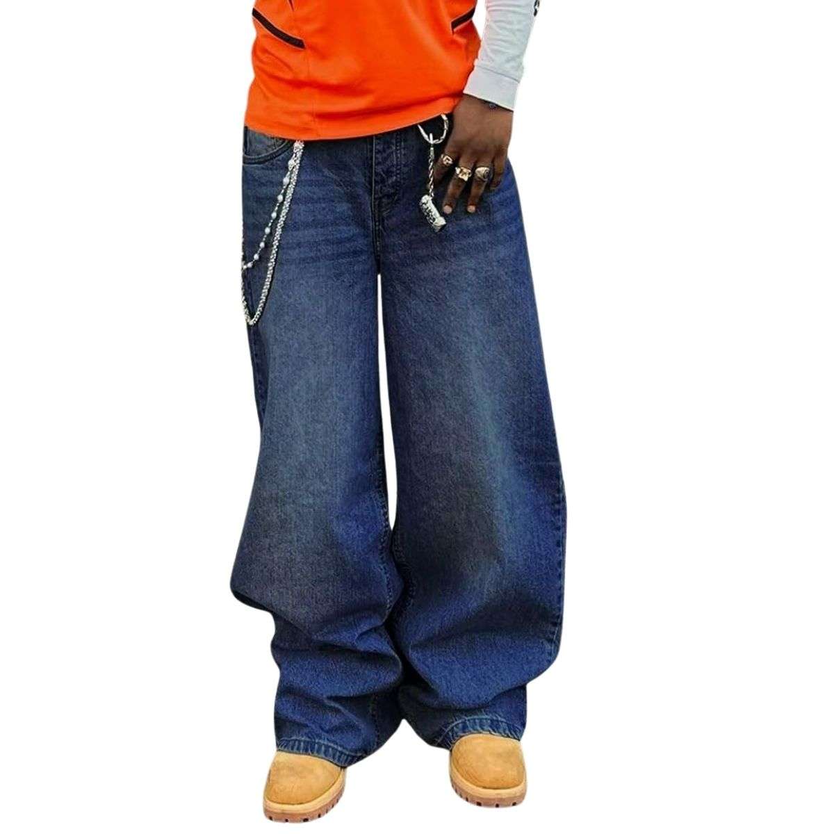 Men’s Y2K Skater Style Baggy Jeans
