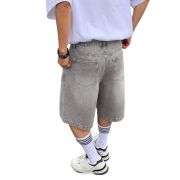 Men’s Baggy Ripped Cargo Denim Jorts