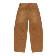 High Waisted Barrel Leg Jeans