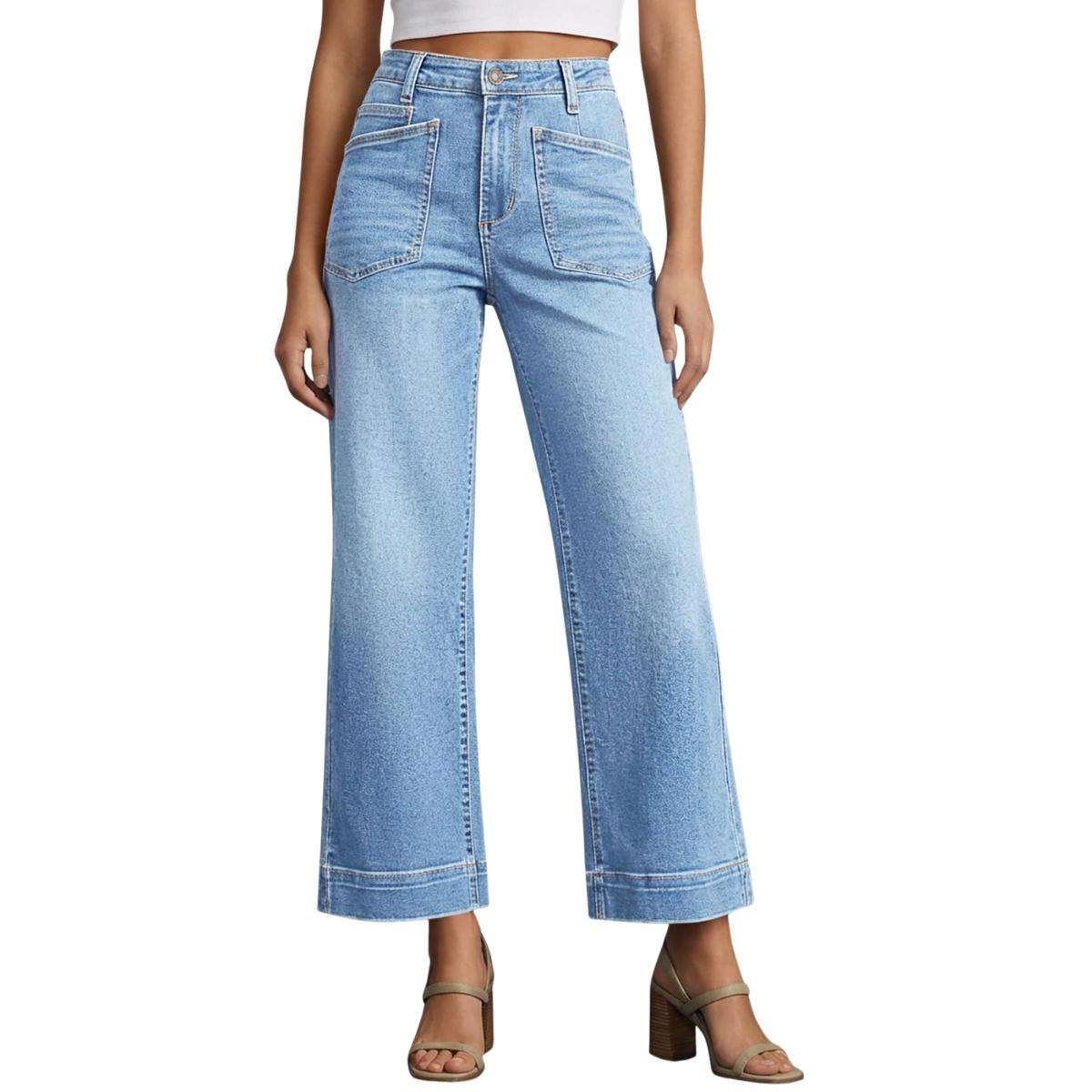 Women’s Cropped Wide Leg Jeans