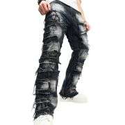 Ashen Distressed Denim Jeans