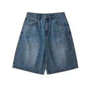Men’s Vintage Y2K Streetwear Style Baggy denim shorts