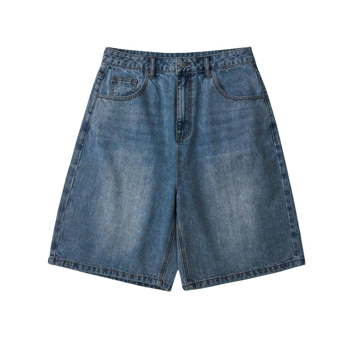 Men’s Vintage Y2K Streetwear Style Baggy denim shorts
