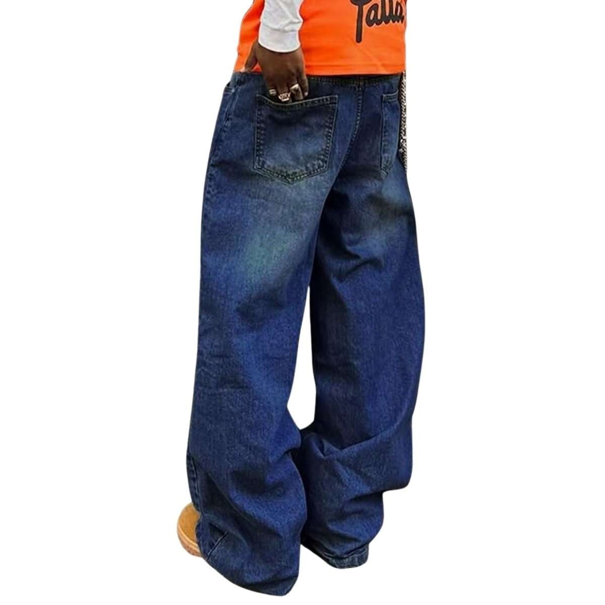Men’s Y2K Skater Style Baggy Jeans