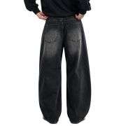 Men’s Y2K Relaxed Fit Wide Leg Skater Streetwear Barrel Baggy Jeans