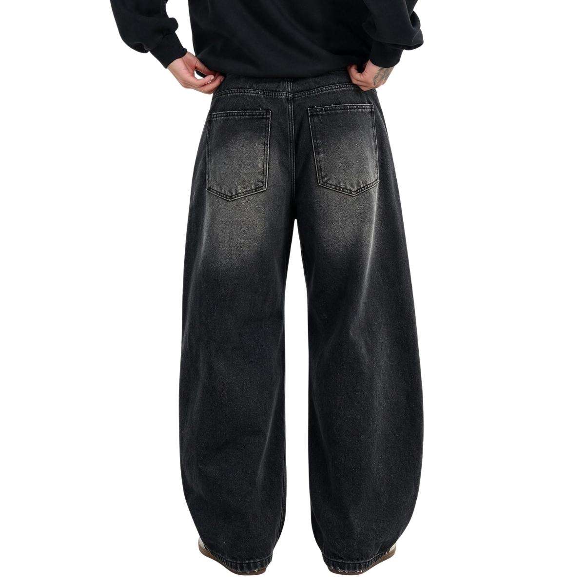 Men’s Y2K Relaxed Fit Wide Leg Skater Streetwear Barrel Baggy Jeans