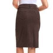 Women’s High Waisted Denim Midi Skirt