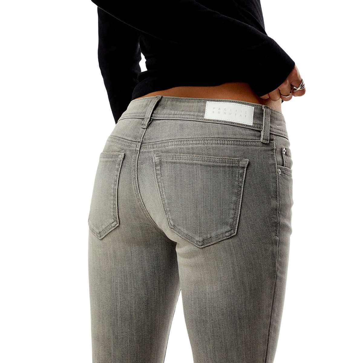 Ultra Low Rise Flare Jeans
