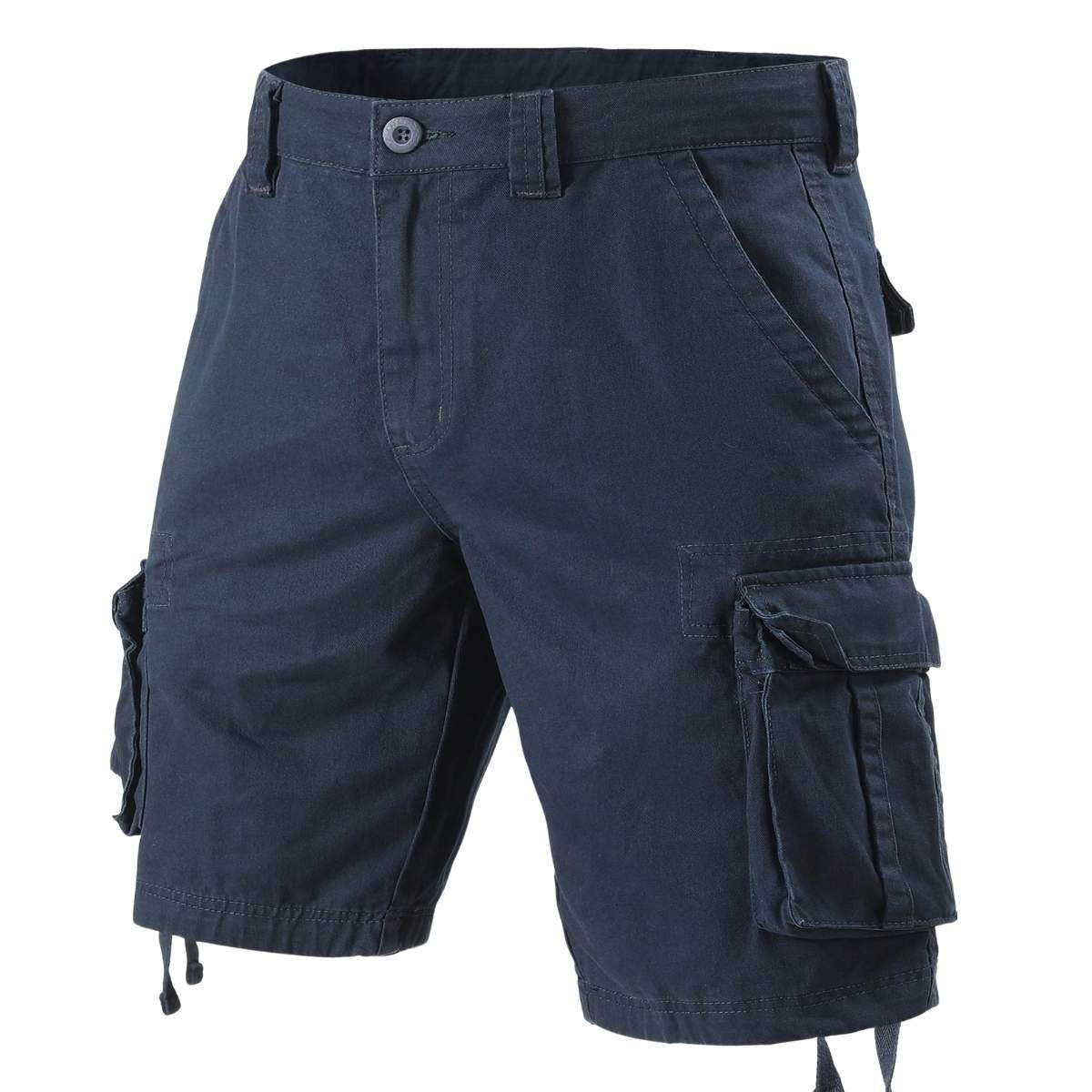 Men’s Multi-Pocket Camo Cargo Shorts