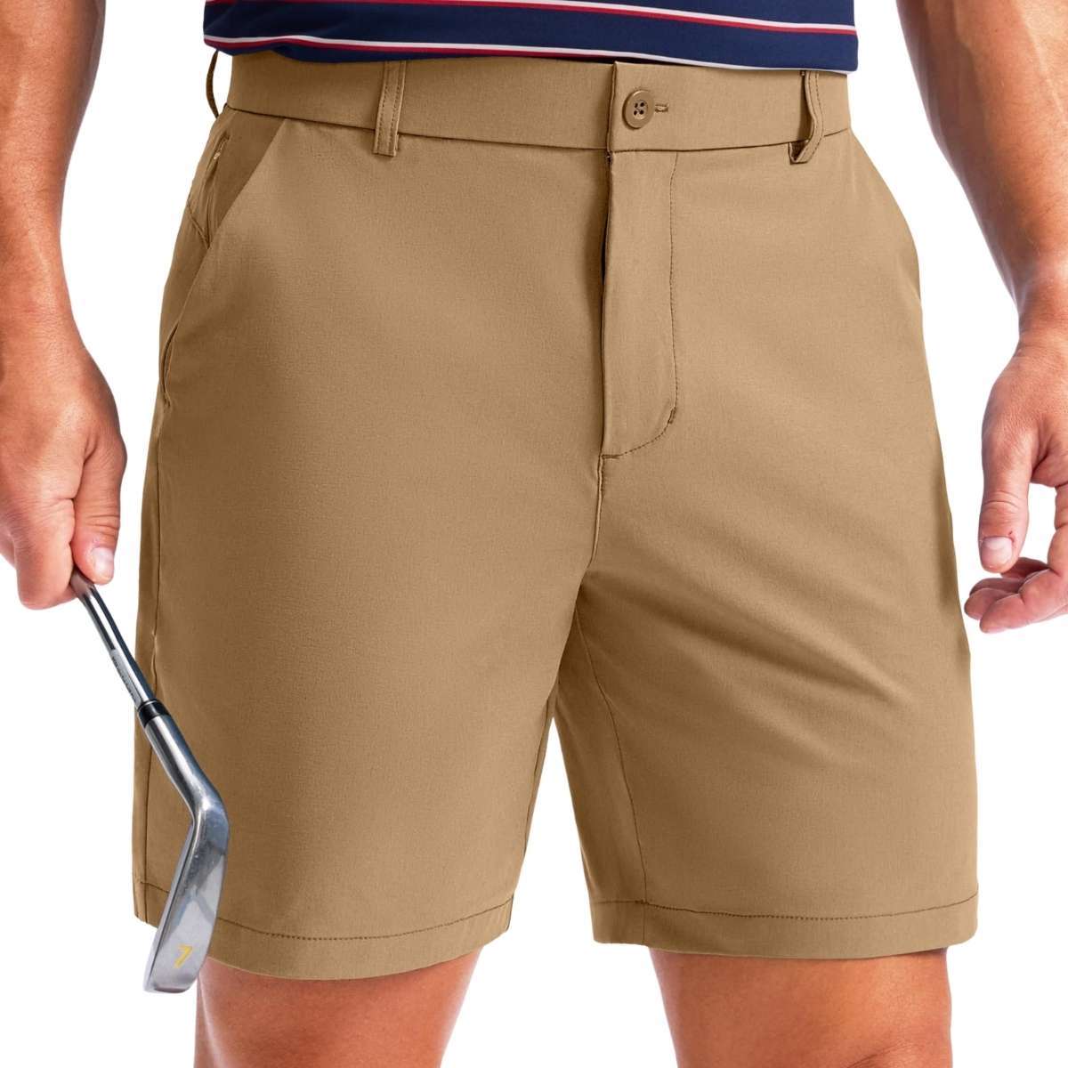 Men’s Stretch Quick-Dry Hybrid Golf Shorts