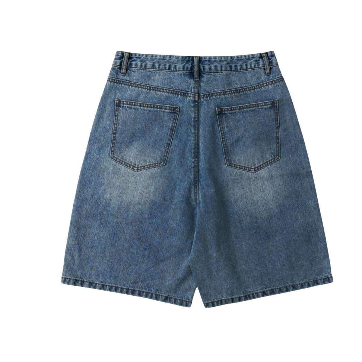Men’s Vintage Y2K Streetwear Style Baggy denim shorts