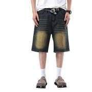 Men’s Vintage Y2K Streetwear Style Baggy denim shorts