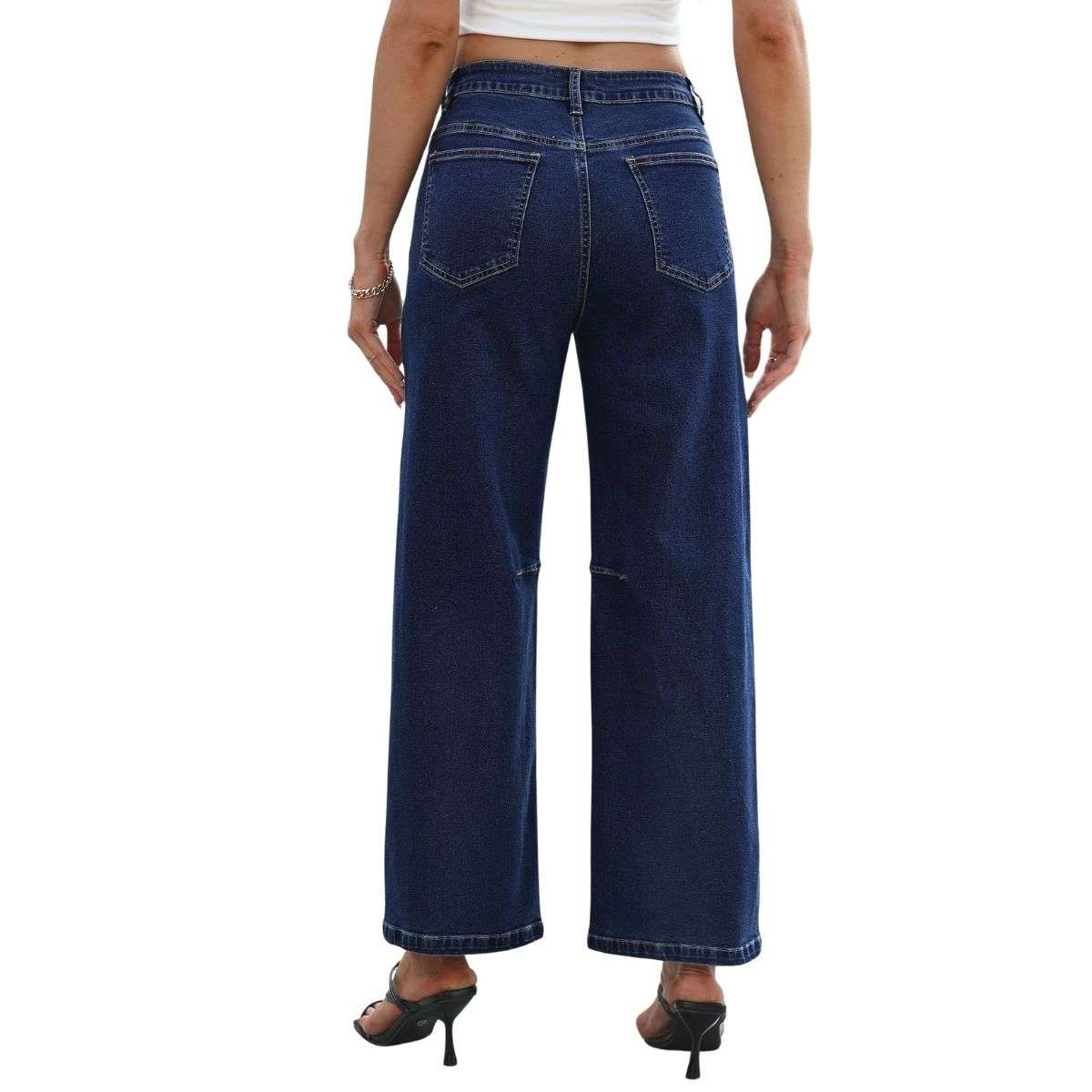 Y2K Mid Rise Barrel Jeans